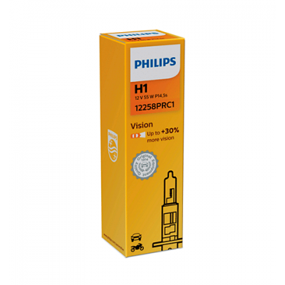 Галогеновая лампа Philips H1 Vision +30% 